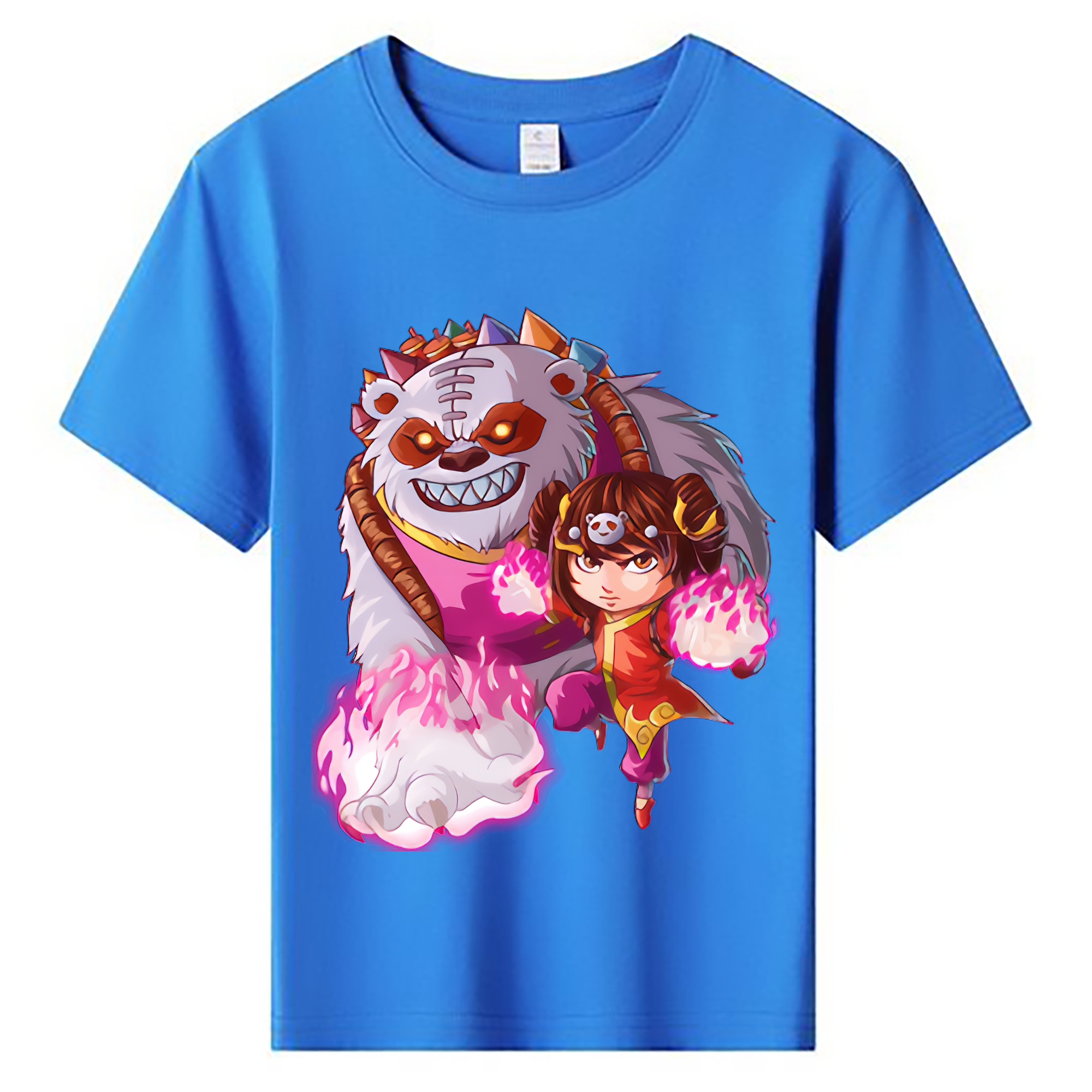 （画像用） リーグ・オブ・レジェンド League of Legends LOL 綿100％キッズTシャツ（フロントプリント）